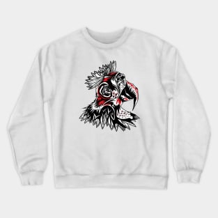 Monkey parrot Crewneck Sweatshirt